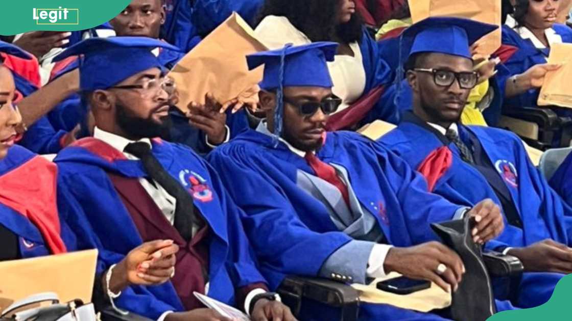 A section of students attends a graduation ceremony at the University of Calabar