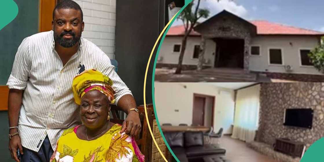 Kunle Afolayan's mum new house.