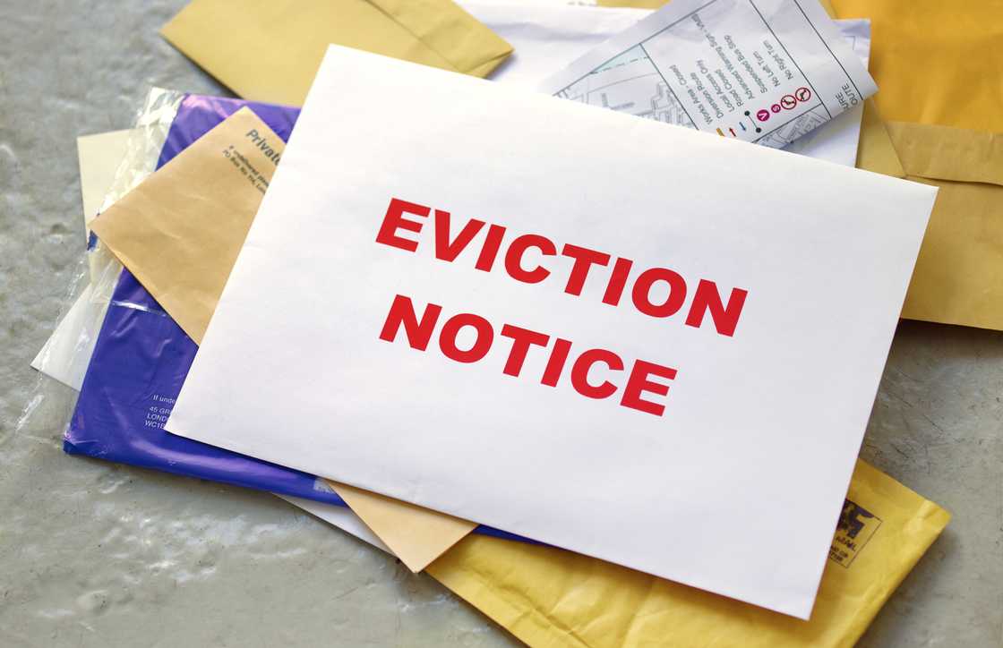 Eviction notice in the post Eviction notice in the post