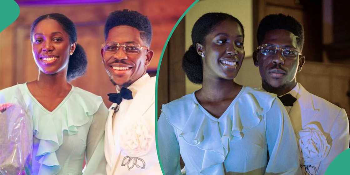 Moses Bliss and fiancée kneel down to pray in new viral video Moses Bliss and fiancée kneel down to pray in new viral video