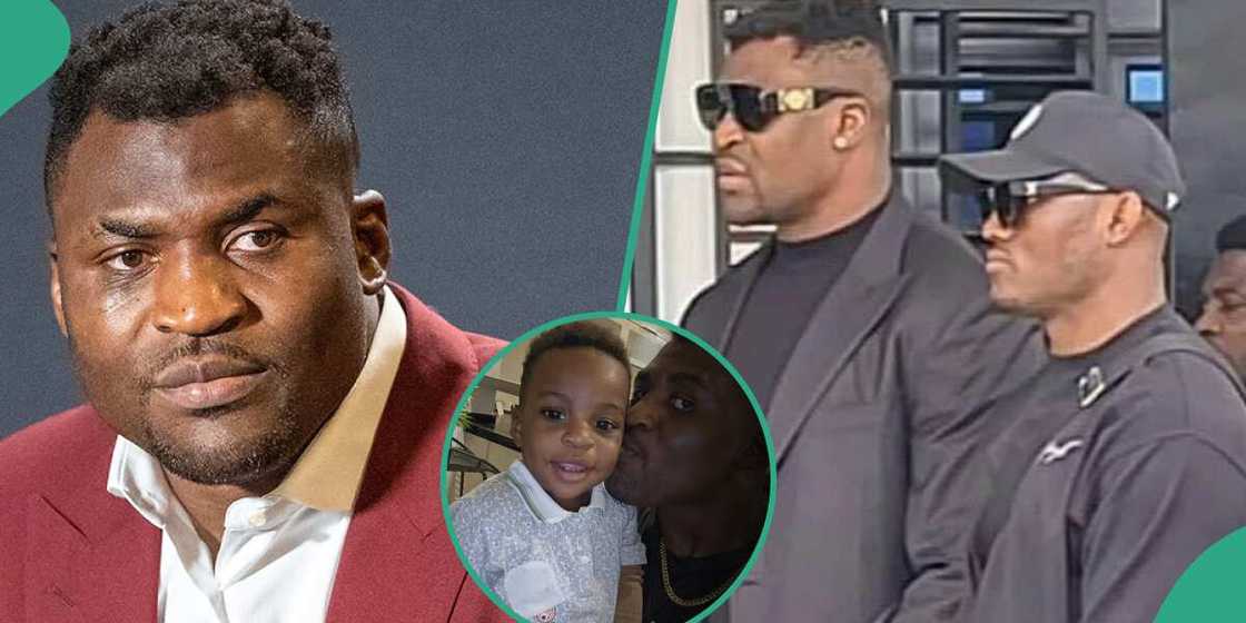 Video from Francis Ngannou's son emerges online. Video from Francis Ngannou's son emerges online.