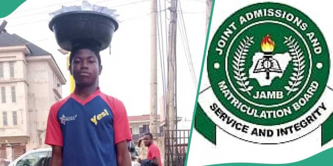 Pure water hawker who got over 300 in UTME shares secret to exam success