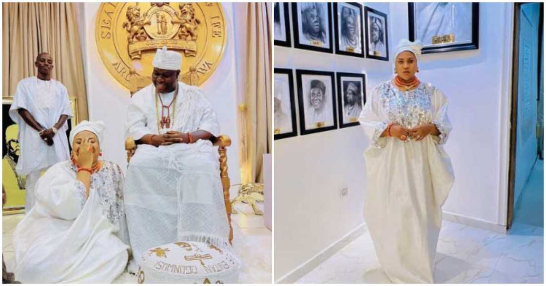 Nkechi Blessing and Ooni Nkechi Blessing and Ooni