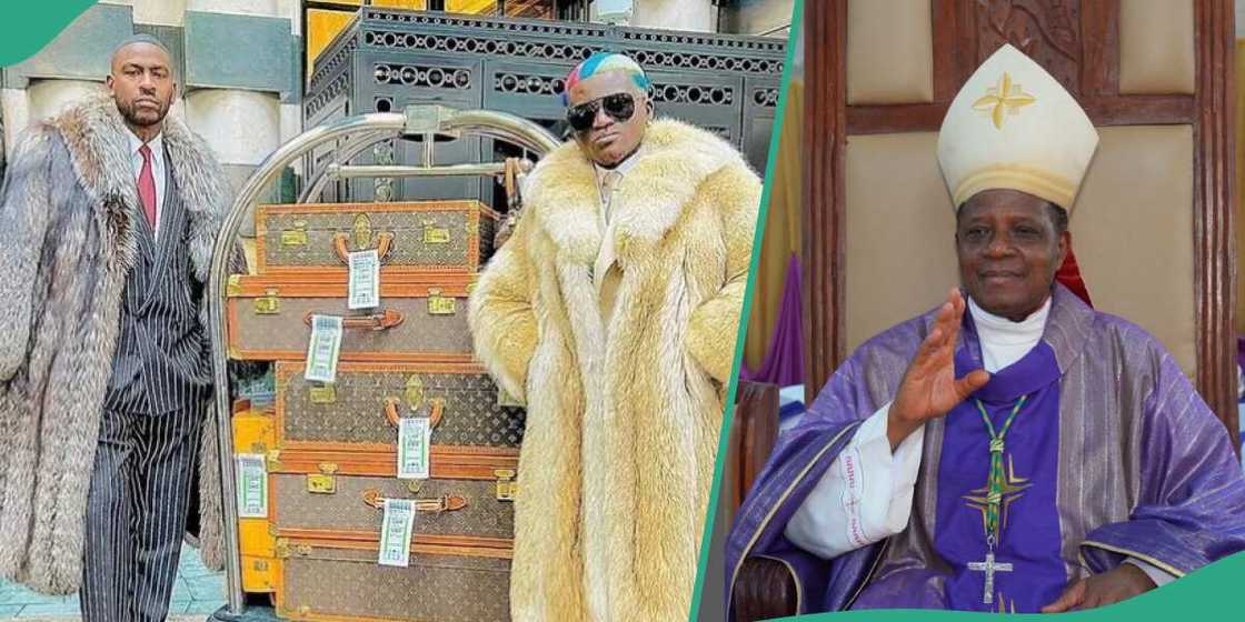 Catholic bishop, Godfrey Onah drew words from the lyrics of Portable and Skepta’s Tony Montana Catholic bishop, Godfrey Onah drew words from the lyrics of Portable and Skepta’s Tony Montana