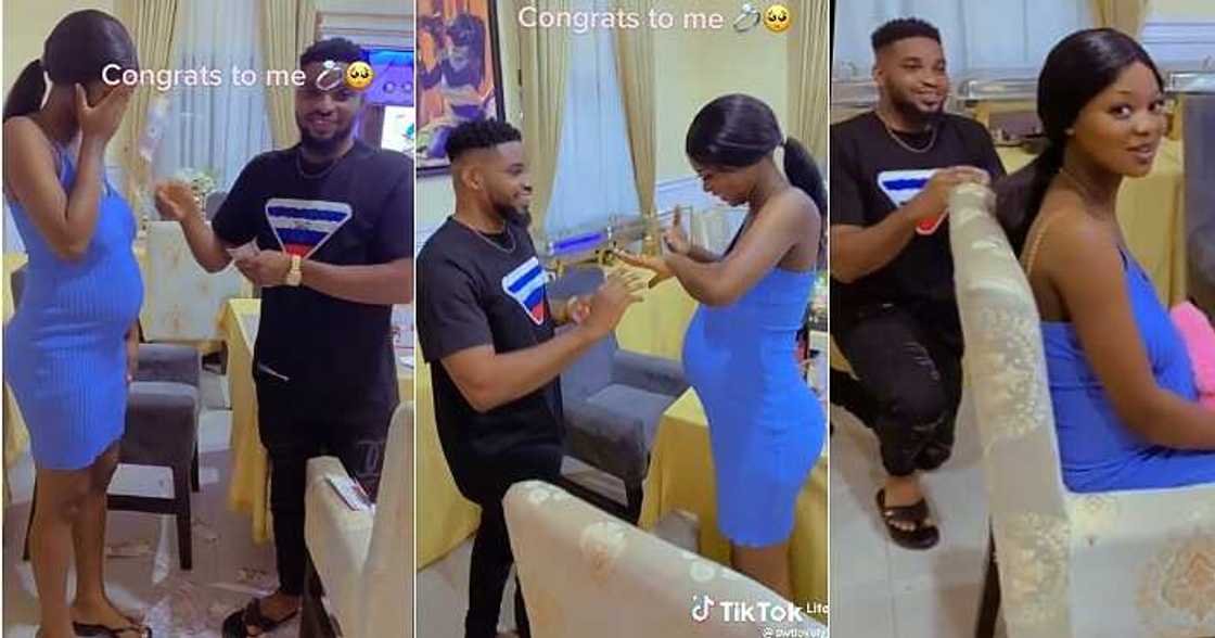 Proposal, pregnant lady Proposal, pregnant lady