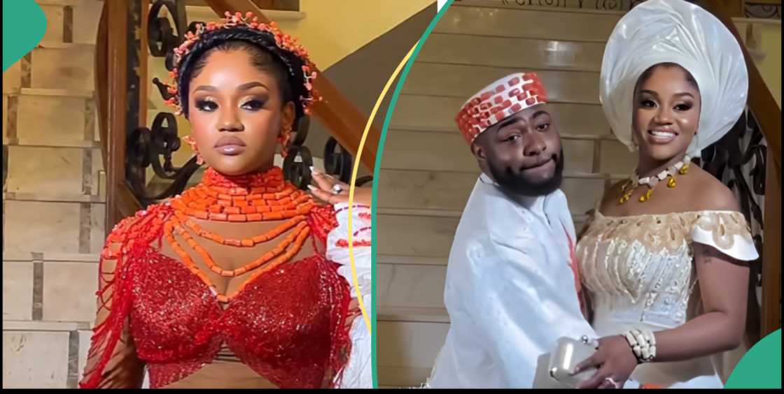 Davido's Chioma dancing in her wedding, Davido and Chioma