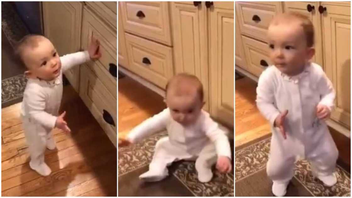 Baby overjoyed, dances as hip hop song plays on speaker, video goes viral Baby overjoyed, dances as hip hop song plays on speaker, video goes viral
