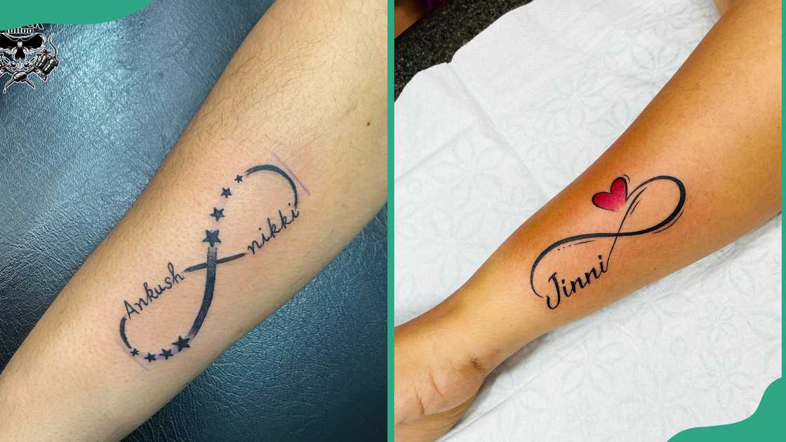 Infinity on the wrist name tattoo Infinity on the wrist name tattoo