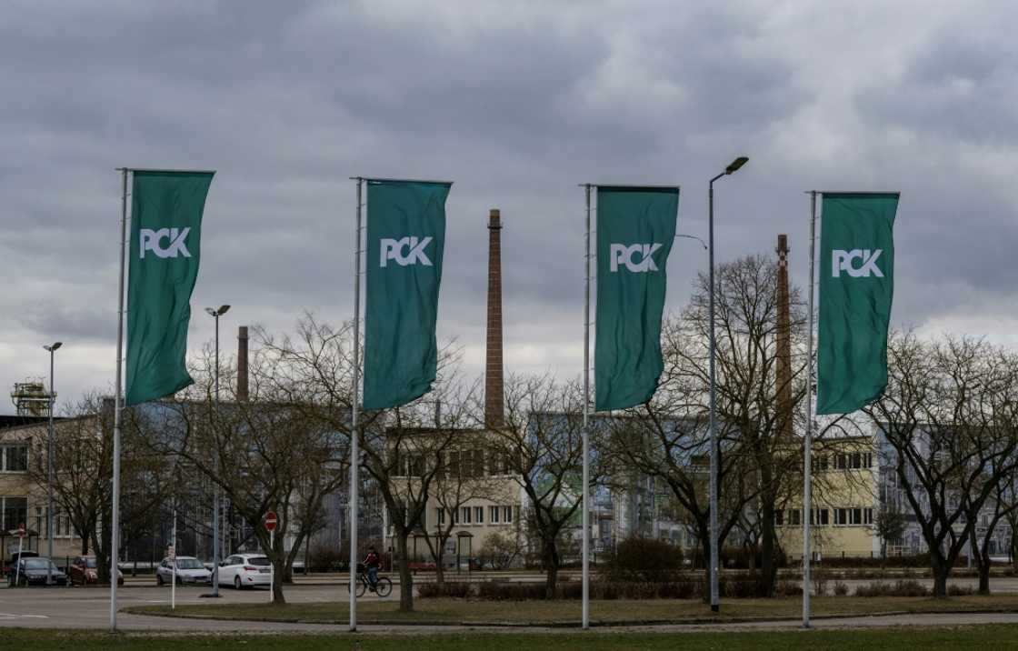 The PCK oil refinery in the German town of Schwedt employs around 1,200 people The PCK oil refinery in the German town of Schwedt employs around 1,200 people