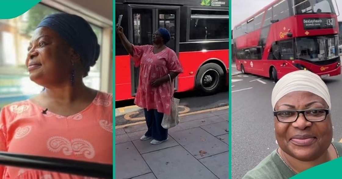 Woman who makes videos with red buses breaks silence. Woman who makes videos with red buses breaks silence.