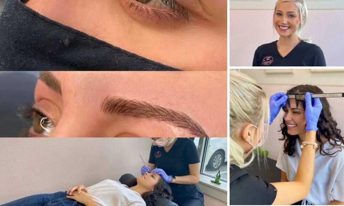Emma Robinson owns an eyebrow tattoo parlour Emma Robinson owns an eyebrow tattoo parlour