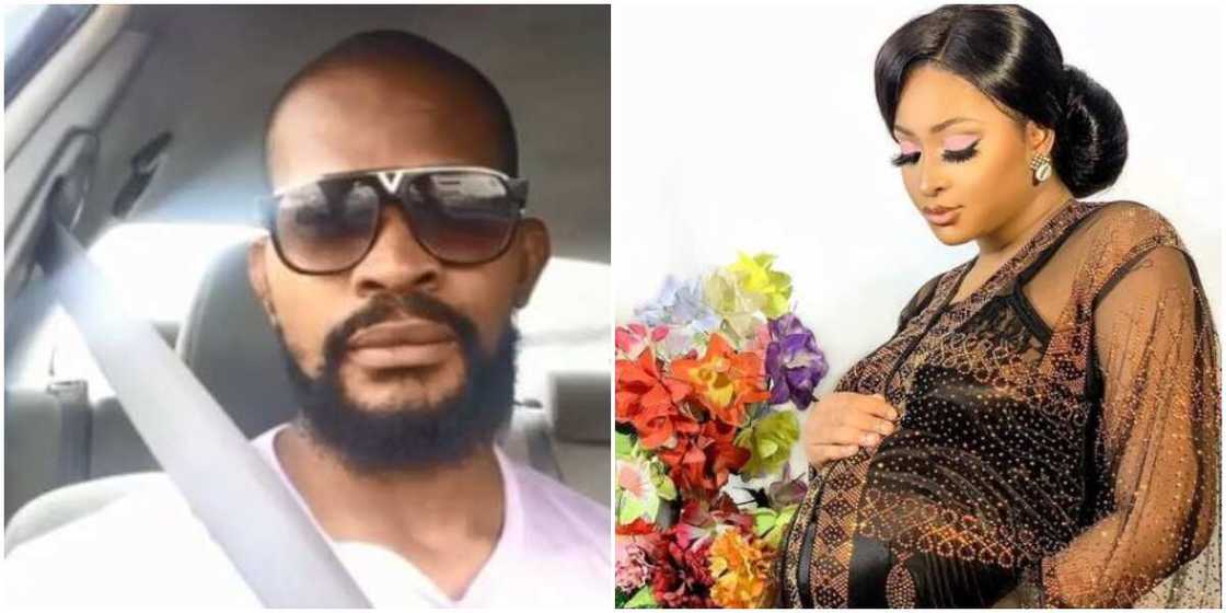 Actor Uche Maduagwu celebrates on Etinosa on becoming a mother