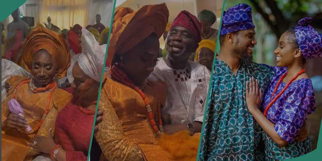 Kunle Remi's wife spotted with her parents Kunle Remi's wife spotted with her parents