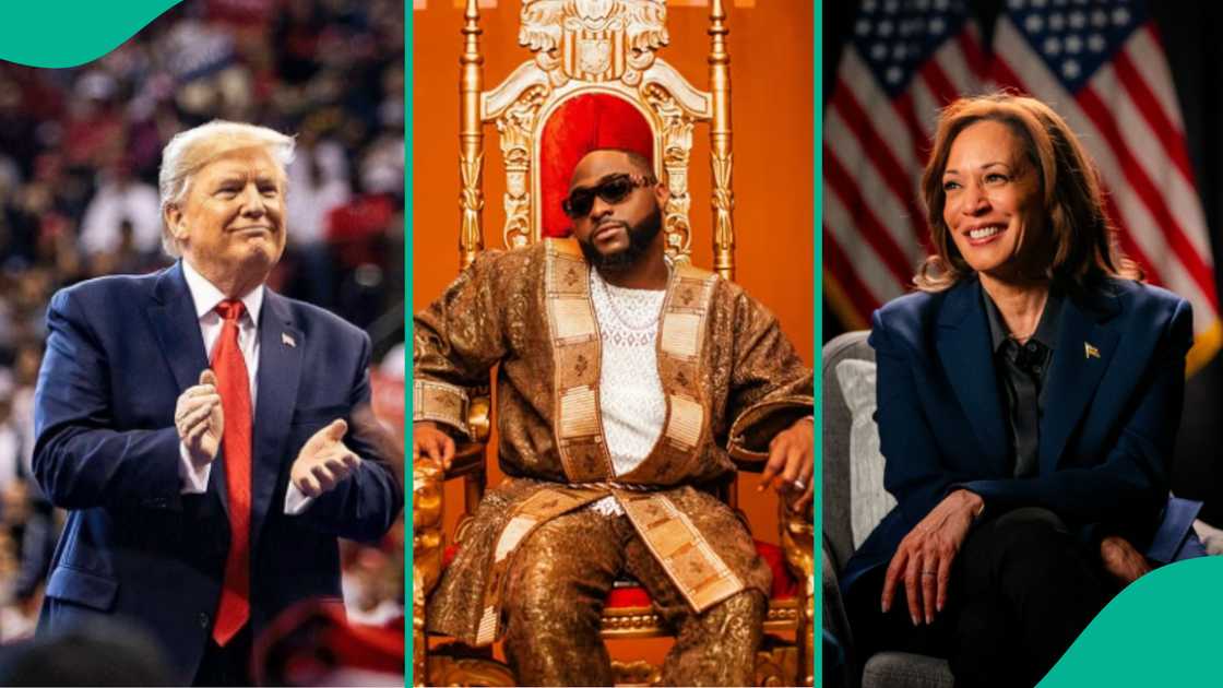 US election: Davido congratulates Trump. US election: Davido congratulates Trump.
