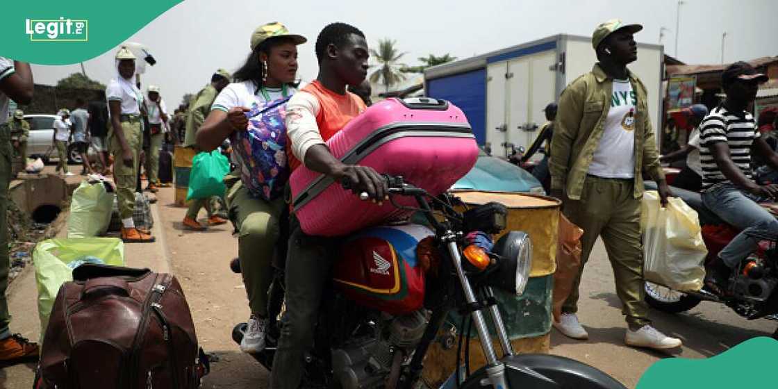 Video shows NYSC members who survived road accident after POP