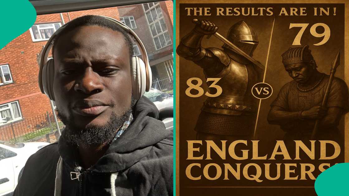 Ifedayo Johnson, a graduate of Tai Solarin University, suffers defeat after challenging a British man to an English language competition. Ifedayo Johnson, a graduate of Tai Solarin University, suffers defeat after challenging a British man to an English language competition.
