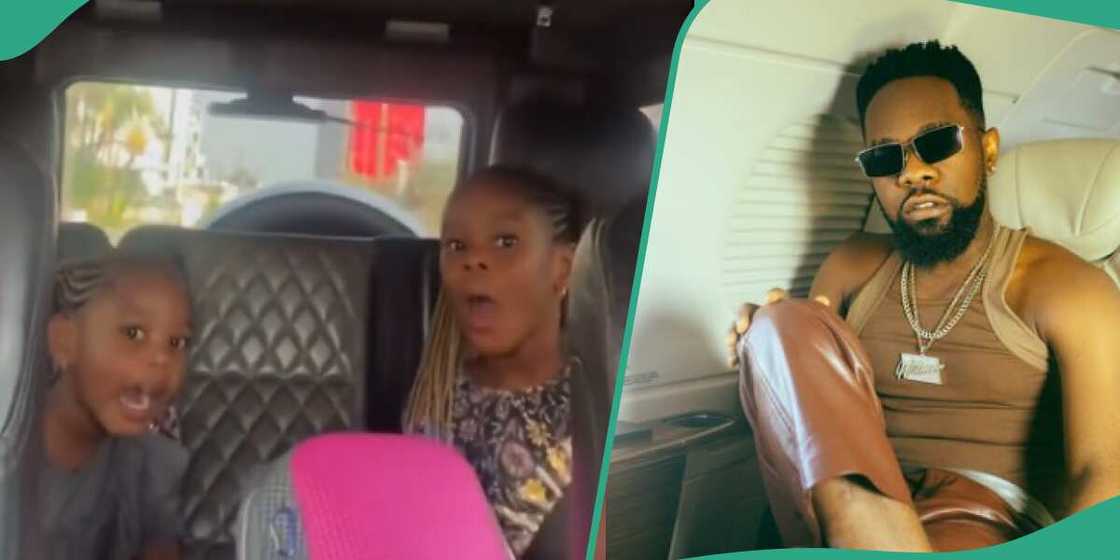 Singer Patoranking's daughters teach his to pronounce pizza. Singer Patoranking's daughters teach his to pronounce pizza.