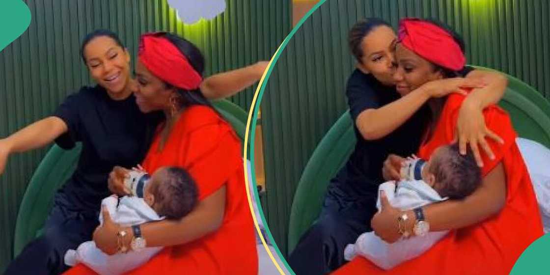 BBNaija stars Maria and Mercy BBNaija stars Maria and Mercy