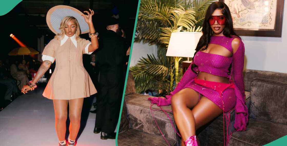 Tiwa Savge looks gorgeous in her outfit at London Fashion Week Tiwa Savge looks gorgeous in her outfit at London Fashion Week