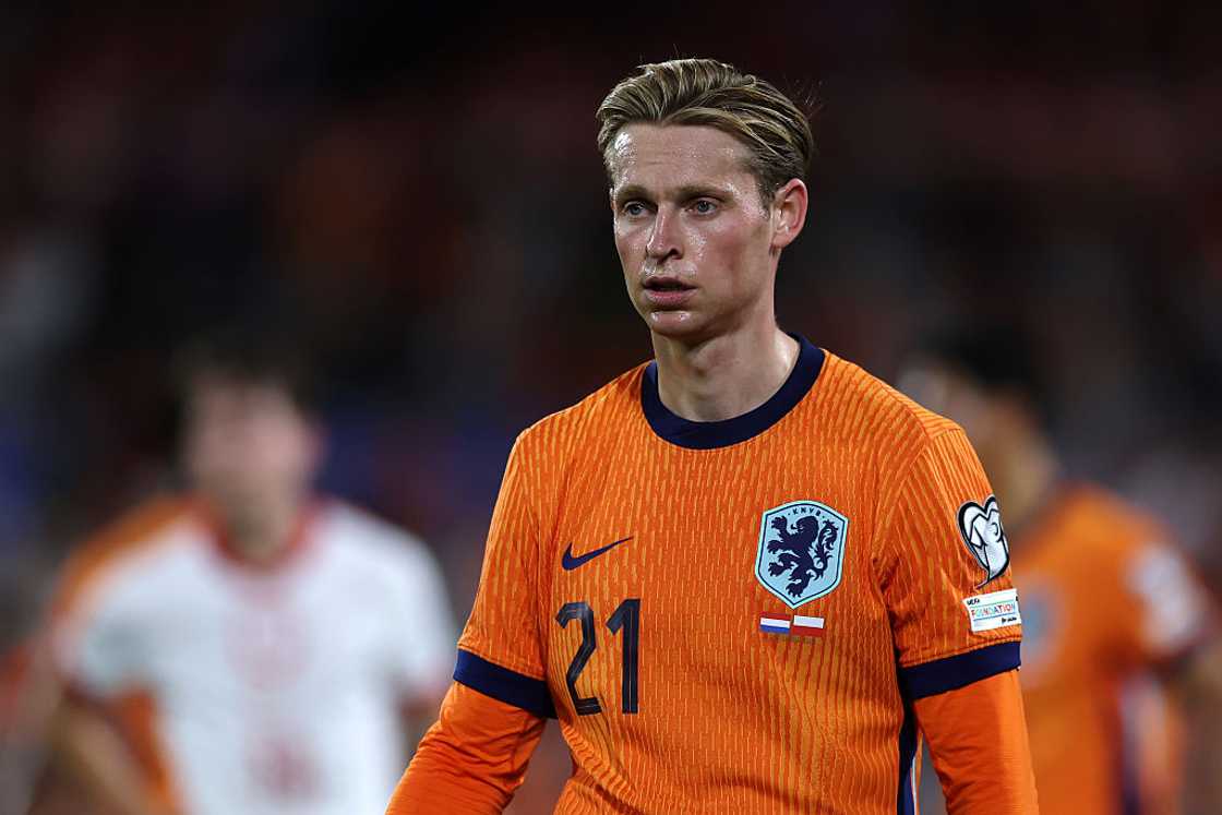Frenkie de Jong at De Kuip in Rotterdam, Netherlands Frenkie de Jong at De Kuip in Rotterdam, Netherlands