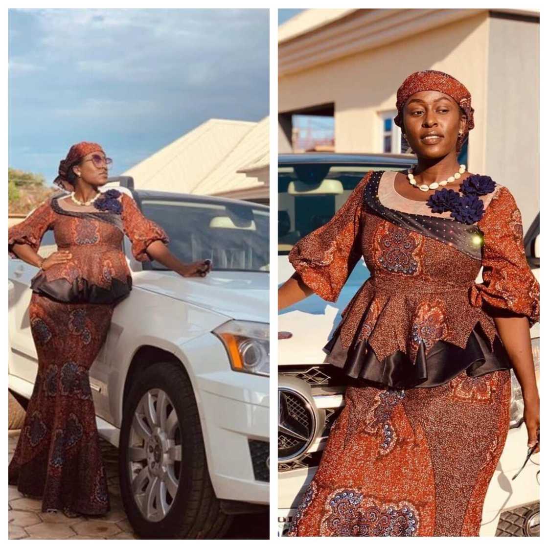 Sabbin zafafan hotunan Nafisa Abdullahi kusa da dankareriyar motarta Sabbin zafafan hotunan Nafisa Abdullahi kusa da dankareriyar motarta