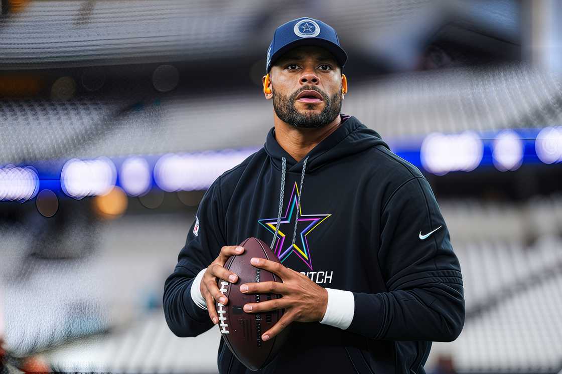 Dak Prescott at AT&T Stadium Dak Prescott at AT&T Stadium