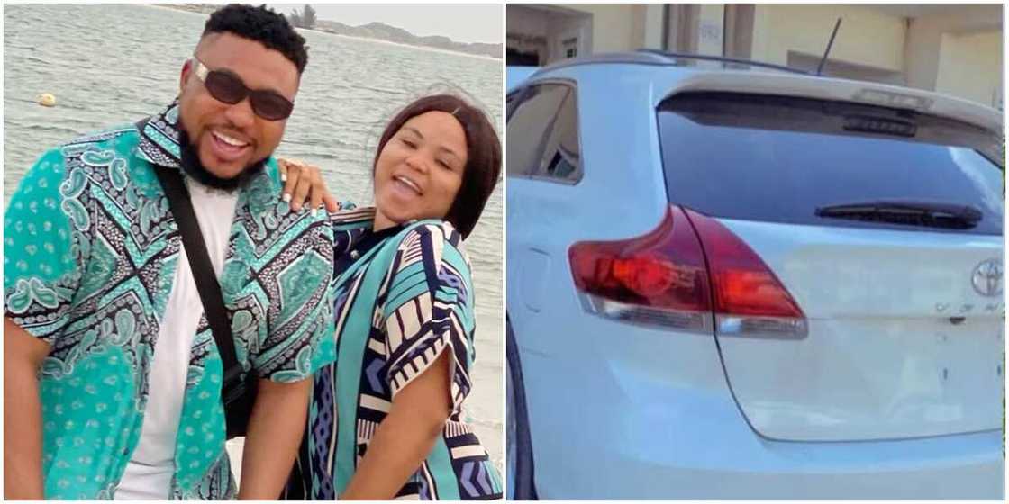 Actor Nosa Rex and wife Actor Nosa Rex and wife