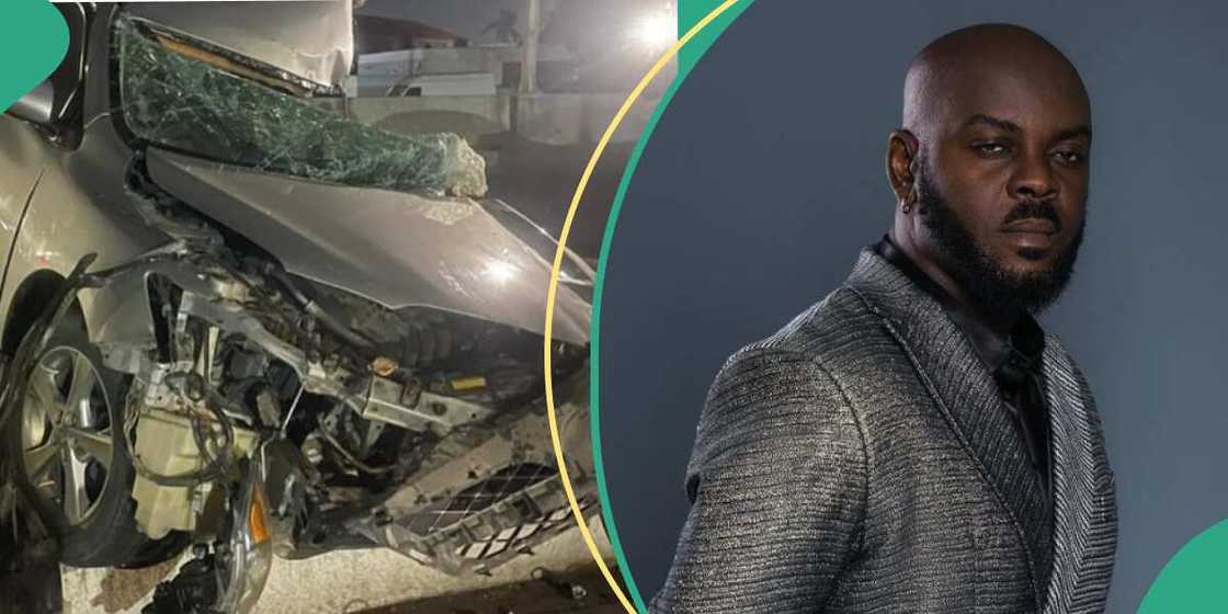 Kelechi Udegbe survives car accident Kelechi Udegbe survives car accident