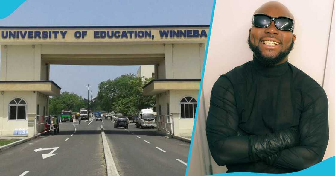 King Promise settles the fees of a level 300 student of the University of Education, Winneba King Promise settles the fees of a level 300 student of the University of Education, Winneba