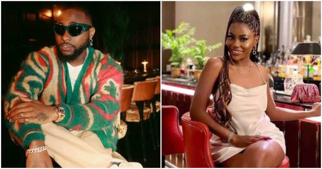 Nigerian singer Davido and baby mama Sophia Nigerian singer Davido and baby mama Sophia