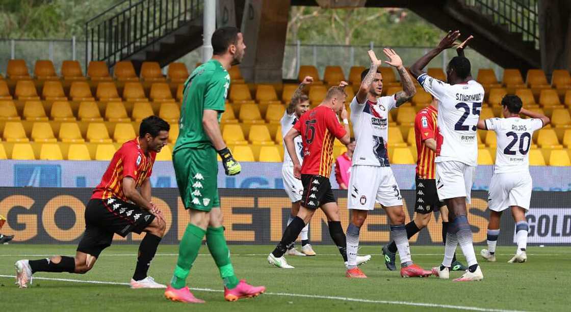 Nigerian star becomes 2nd African player to score 20 goals in a Serie A season after Samuel Eto'o Nigerian star becomes 2nd African player to score 20 goals in a Serie A season after Samuel Eto'o