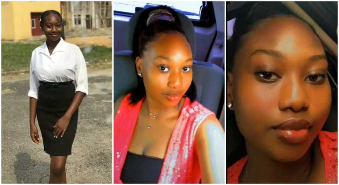 Teejay lamented that the strike embarked upon by ASUU made her remain in 100 level at UNICAL. Teejay lamented that the strike embarked upon by ASUU made her remain in 100 level at UNICAL.