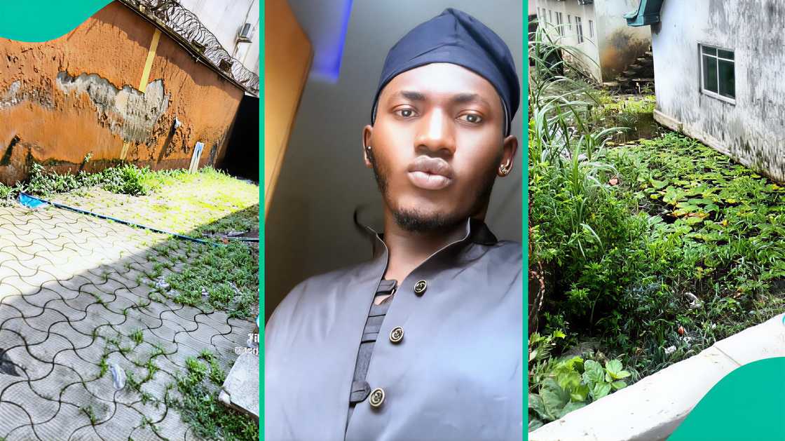 Man inspecting apartment for house-hunting in Lagos. Man inspecting apartment for house-hunting in Lagos.