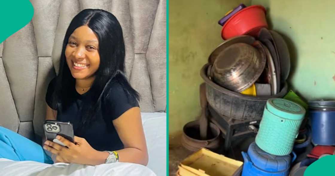 Lady posts video showing the items she found inside her late mother's room.