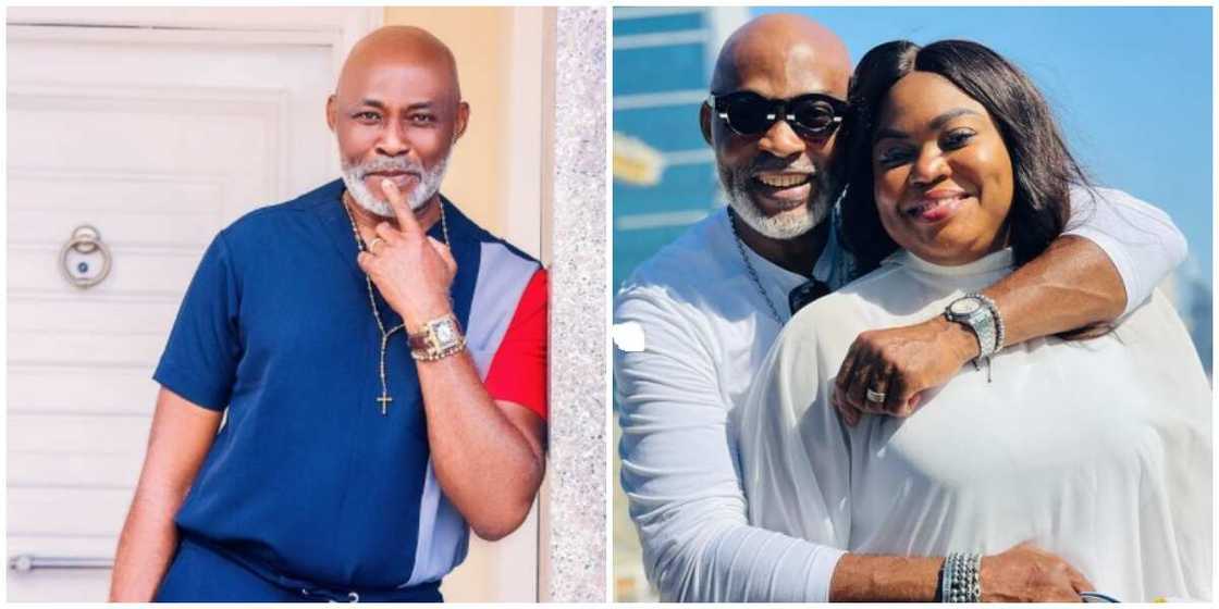 Photos of RMD and his wife, Abike.