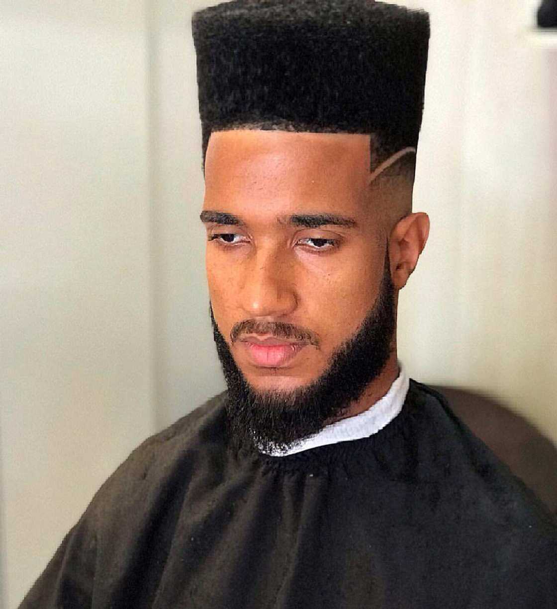 flat top fade