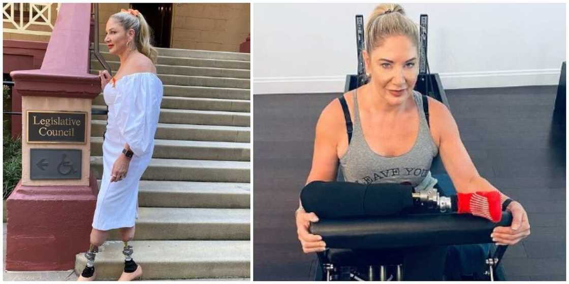 52-year-old Australian woman who cut her legs after mosquito bit her in Nigeria says she has no regrets 52-year-old Australian woman who cut her legs after mosquito bit her in Nigeria says she has no regrets