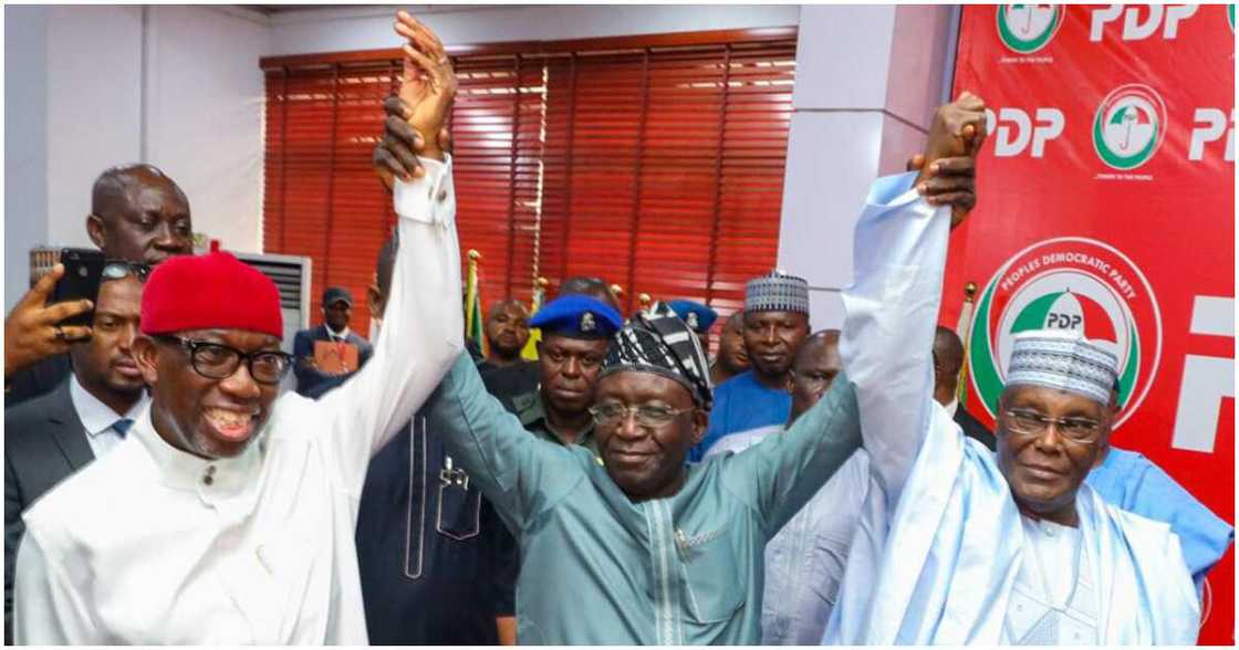 Atiku Abubakar, Governor Ifeanyi Okowa, 2023 election, PDP Atiku Abubakar, Governor Ifeanyi Okowa, 2023 election, PDP