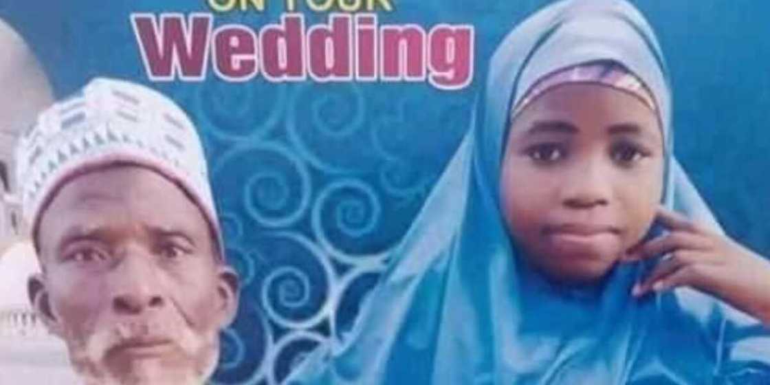 Angry outburst as journalist shares photo of little girl who got married to an old man in the north