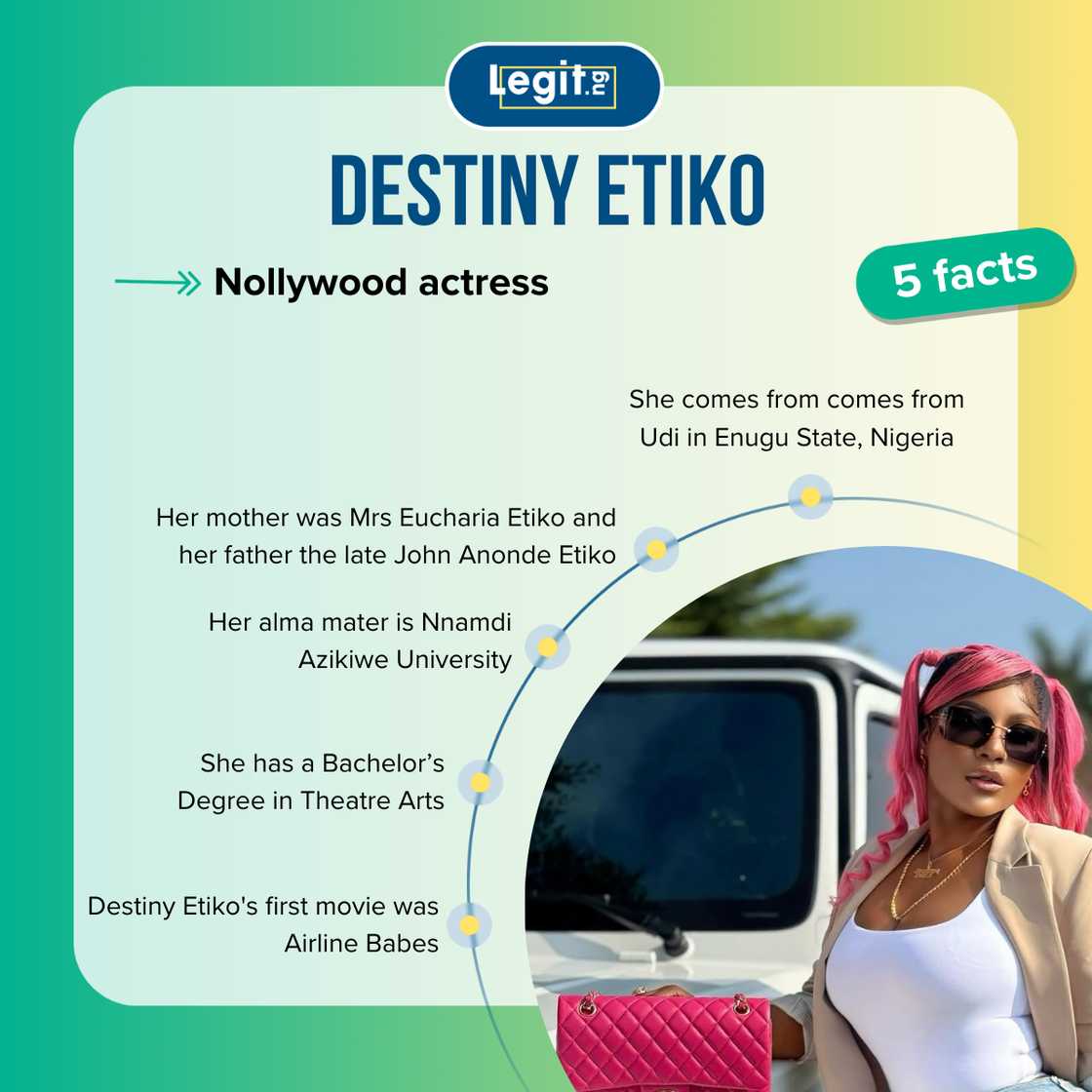 Top 5 facts about Destiny Etiko