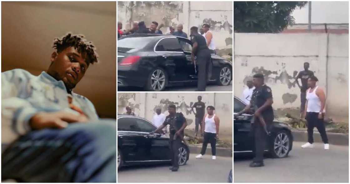 Buju BNXN fights with police