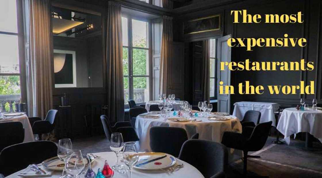 What's the most expensive restaurant in the world?