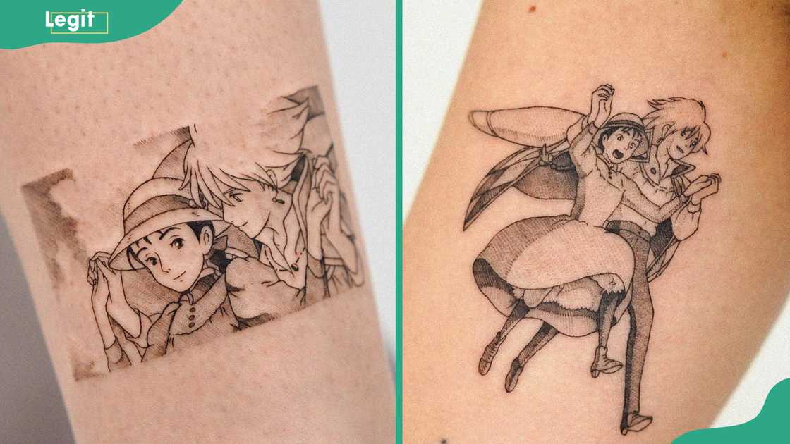 Howl and Sophie tattoo Howl and Sophie tattoo