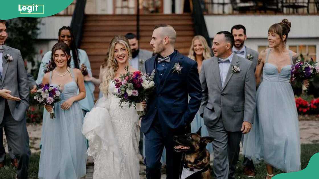 Patty Mayo and his wife getting married