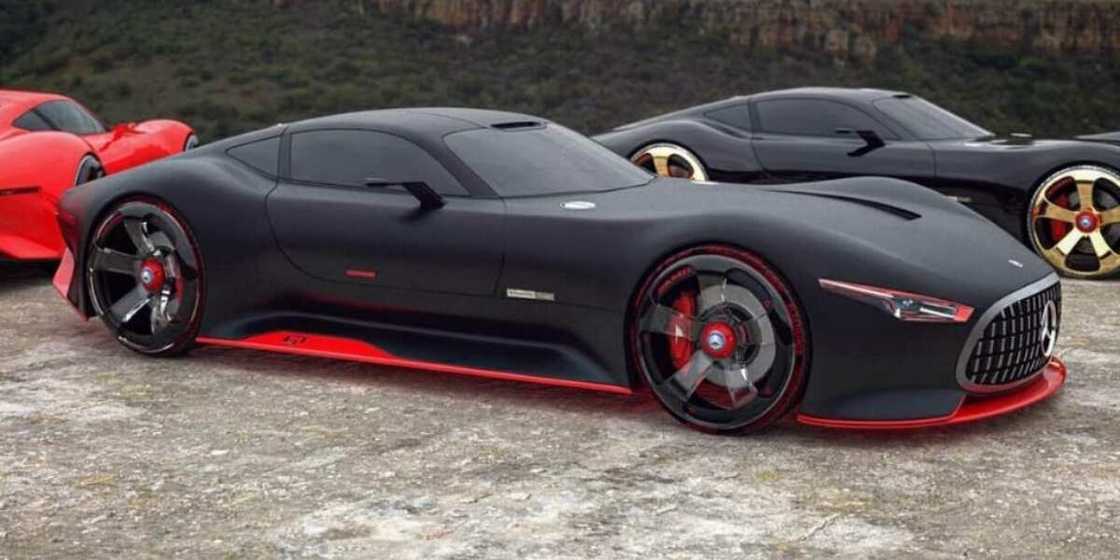 Futuristic Mercedes-Benz car giving Elon Musk's Tesla car a run Futuristic Mercedes-Benz car giving Elon Musk's Tesla car a run