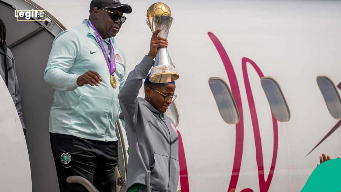 Super Falcons, Morocco, WAFCON, Rasheedat Ajibade, Bola Tinubu. Super Falcons, Morocco, WAFCON, Rasheedat Ajibade, Bola Tinubu.