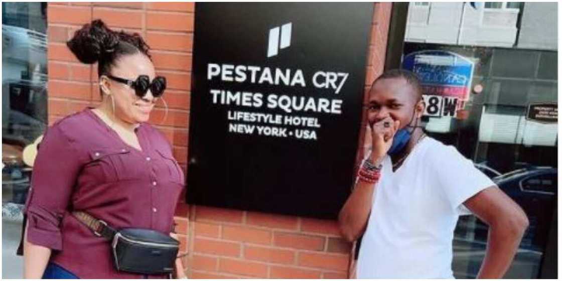 Okiki Afolayan and wife, Bimbo Okiki Afolayan and wife, Bimbo