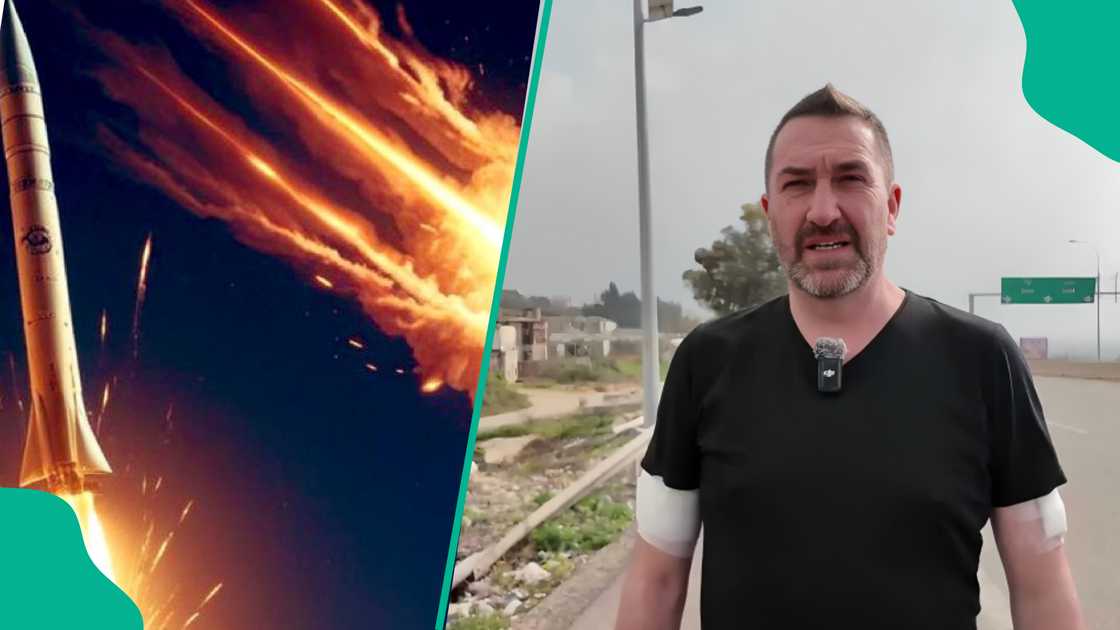 Footage from Russian broadcaster RT shows a missile landing just feet away from reporter Steve Sweeney and his cameraman in southern Lebanon on March 19, 2026; both survived and were hospitalised. Footage from Russian broadcaster RT shows a missile landing just feet away from reporter Steve Sweeney and his cameraman in southern Lebanon on March 19, 2026; both survived and were hospitalised.