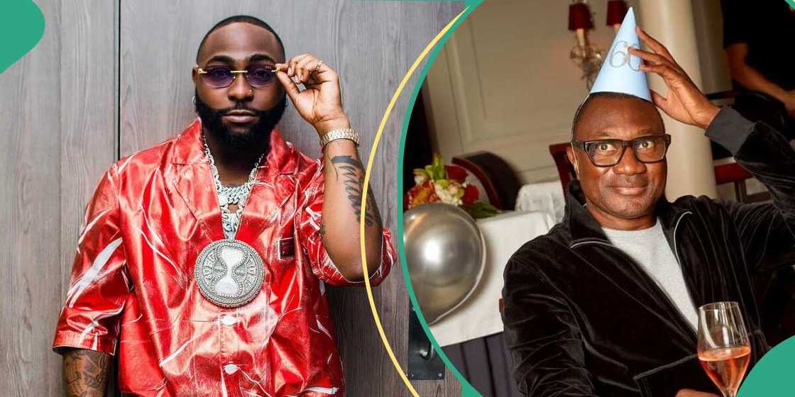 Davido says Femi Otedola gave him his first $30k. Davido says Femi Otedola gave him his first $30k.