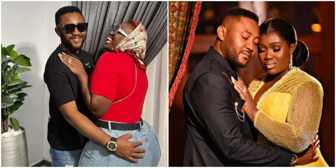Real Warri Pikin and husband IK Real Warri Pikin and husband IK
